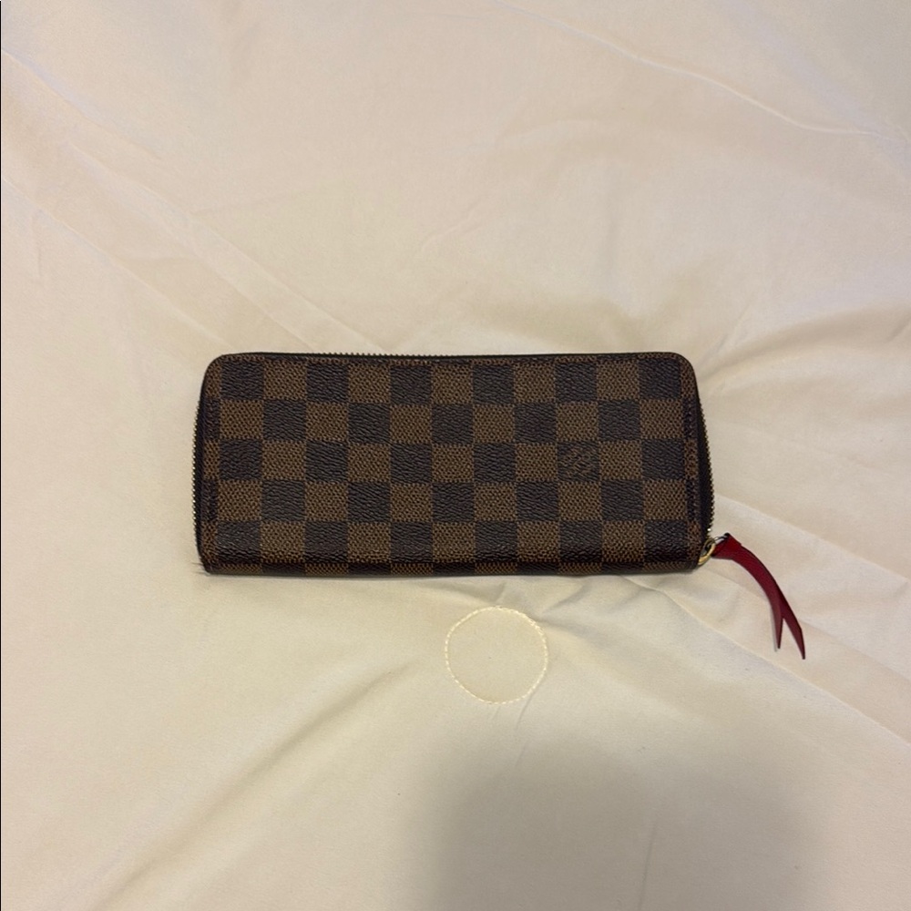 Louis Vuitton Red and Gold Wallet